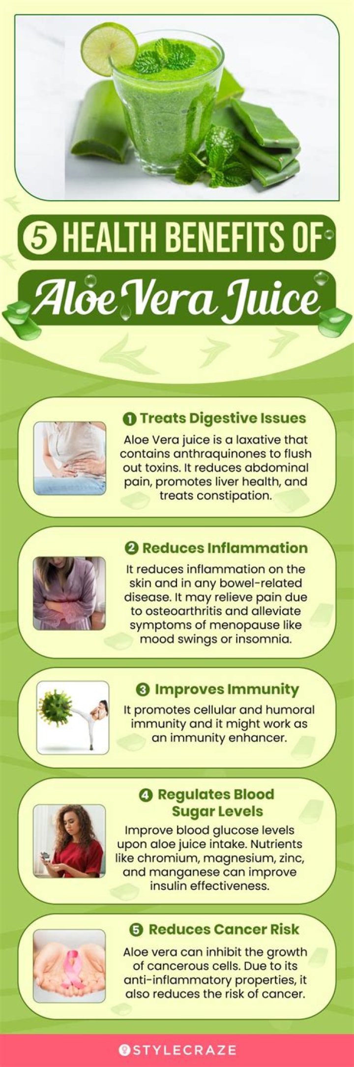 What benefits are aloe vera?