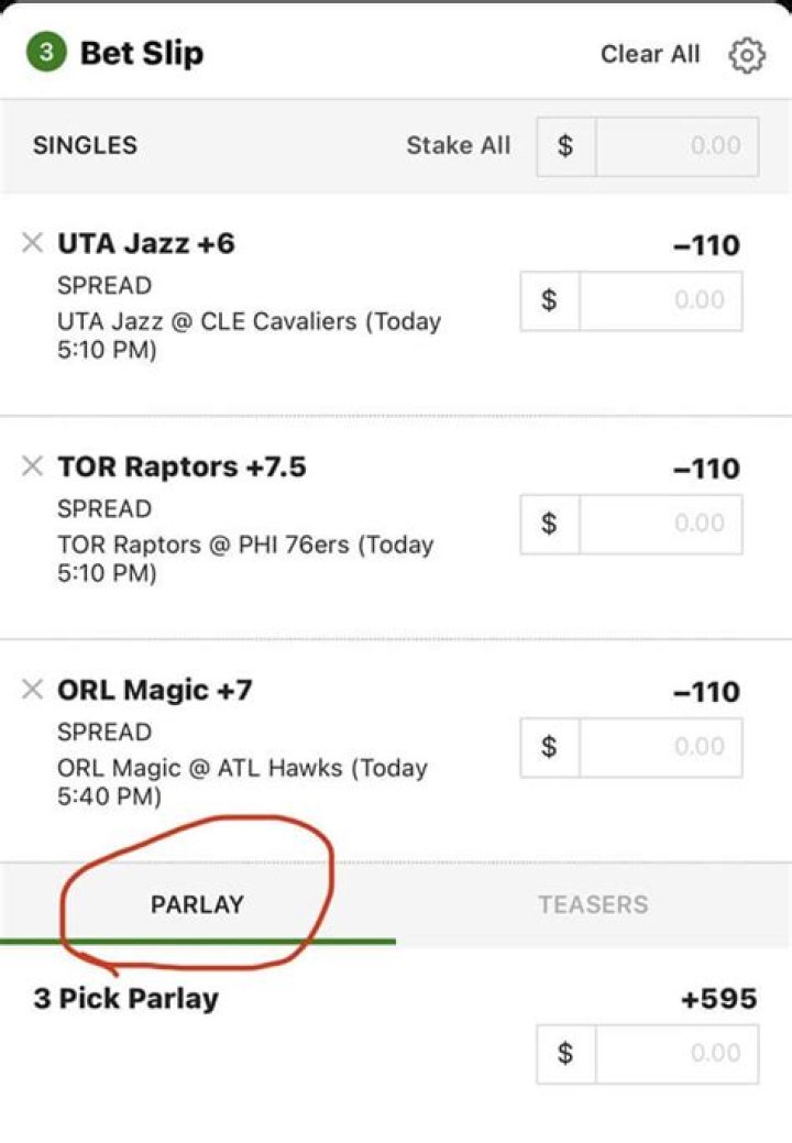 What bets can you not parlay?