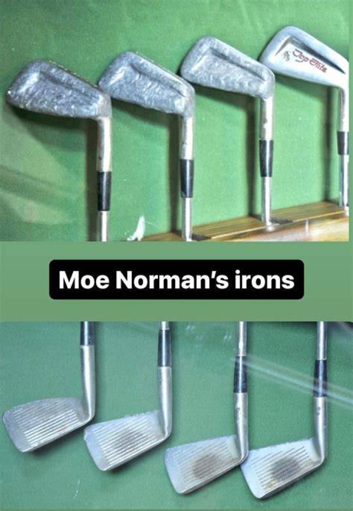 What brand of clubs did Moe Norman use?