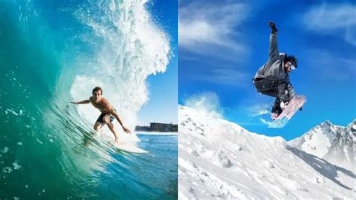 What came first surfing or snowboarding?
