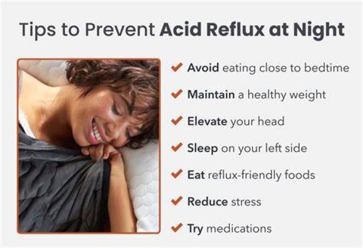 What can I drink before bed with acid reflux?