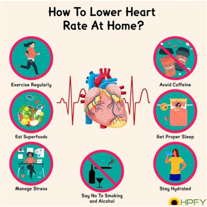 What can I drink to lower my heart rate?