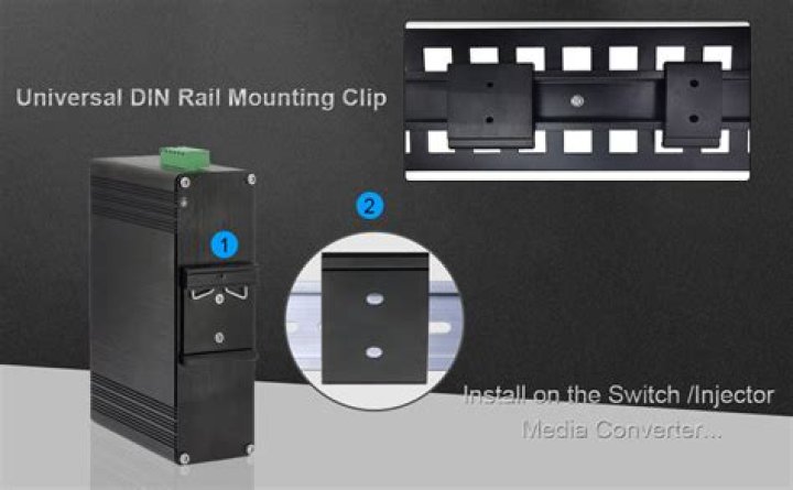 What can you mount on a DIN rail?
