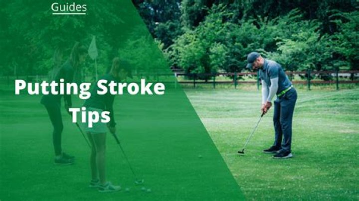 What causes a loop in the putting stroke?
