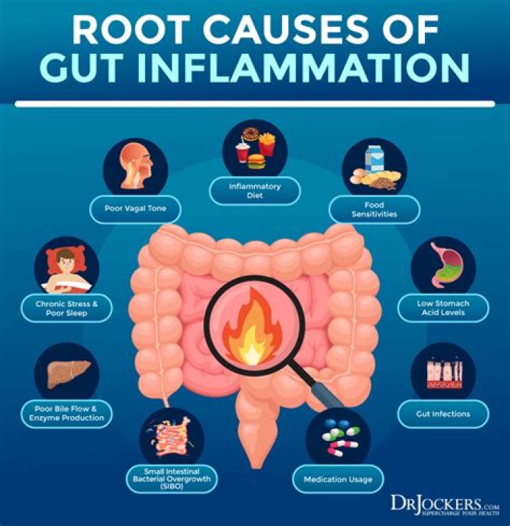 What causes gut inflammation?