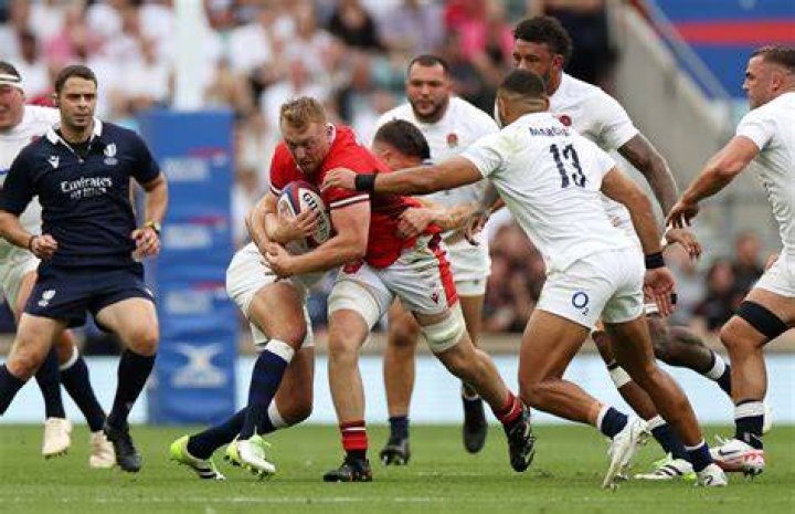 What channel is the England v Wales rugby on?