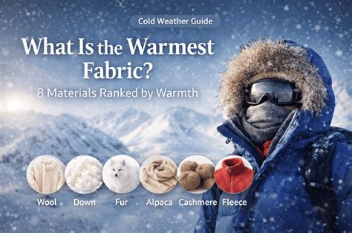 What coat material is the warmest?