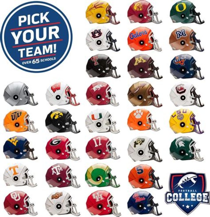 What college football team has gold helmets?