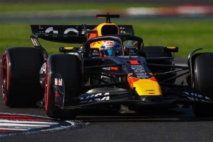 What color is Max Verstappen's car?