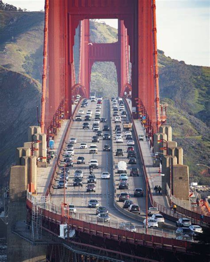 What color is the Golden Gate Bridge 2021?
