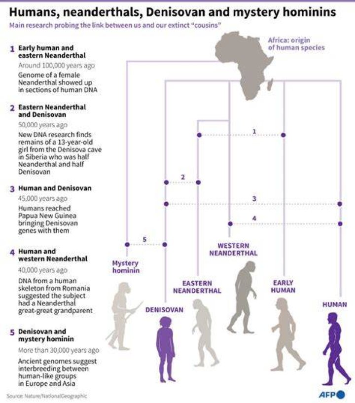 What color were denisovans?