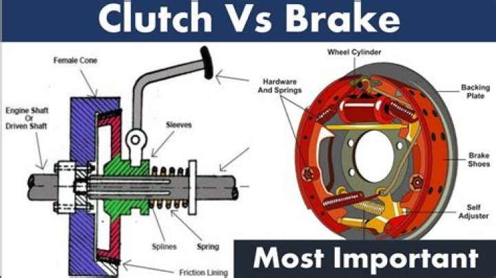 What comes first brake or clutch?