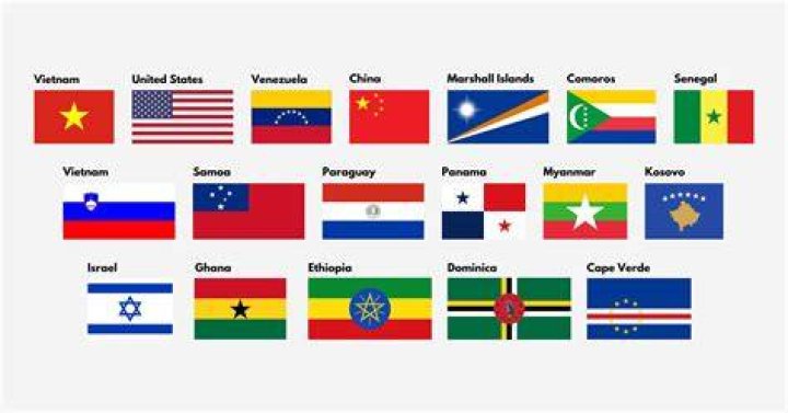 What country flag is red with yellow stars?
