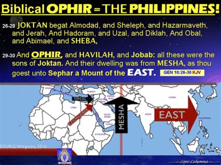 What country is Ophir in the Bible?
