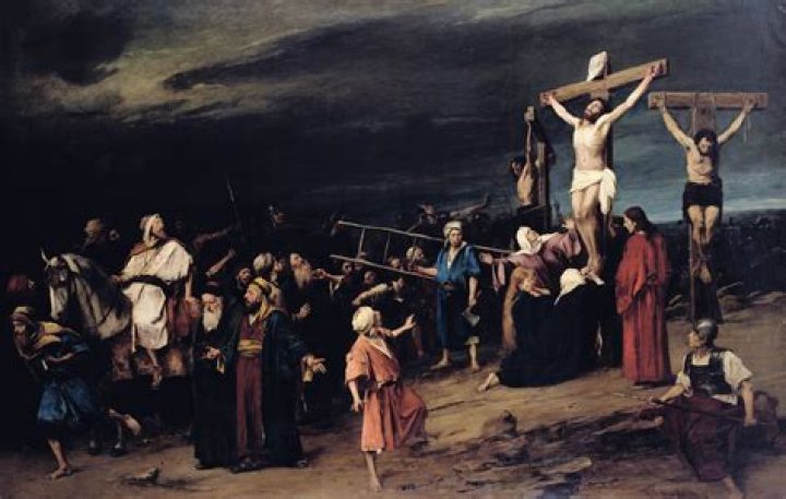 What did Jesus do the week before his crucifixion?
