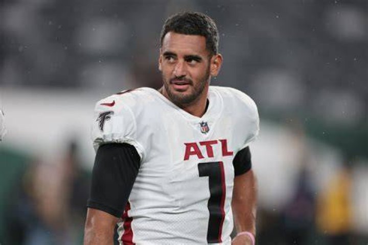 What did the Falcons trade for Marcus Mariota?