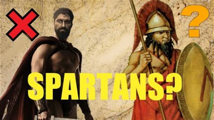 What did the Spartans look like?
