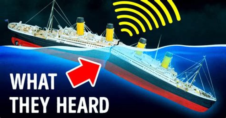 What did the Titanic sound like when it sank?