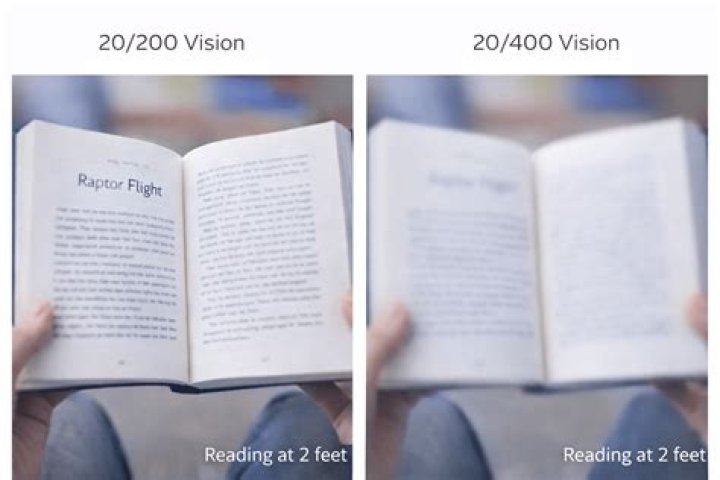 What does 20 70 vision look like?