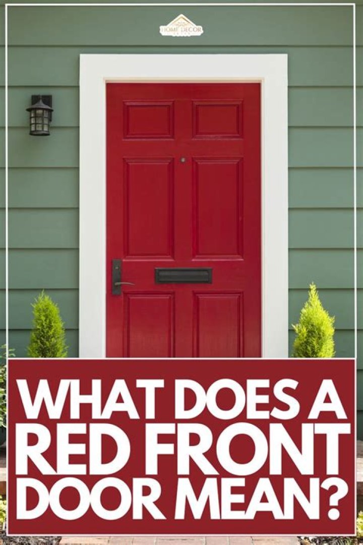 What does a white door mean?