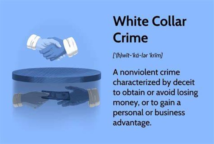 What does collar crime mean?