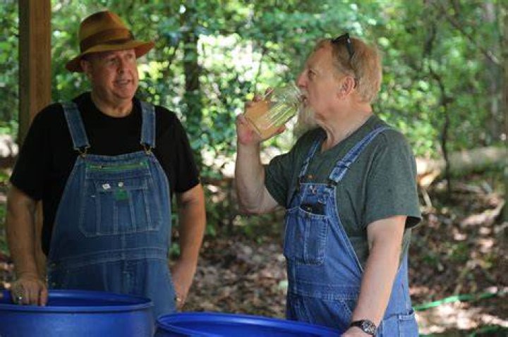 What does digger on moonshiners do for a living?