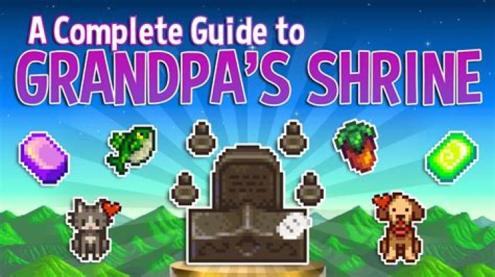 What does Grandpa's shrine do?