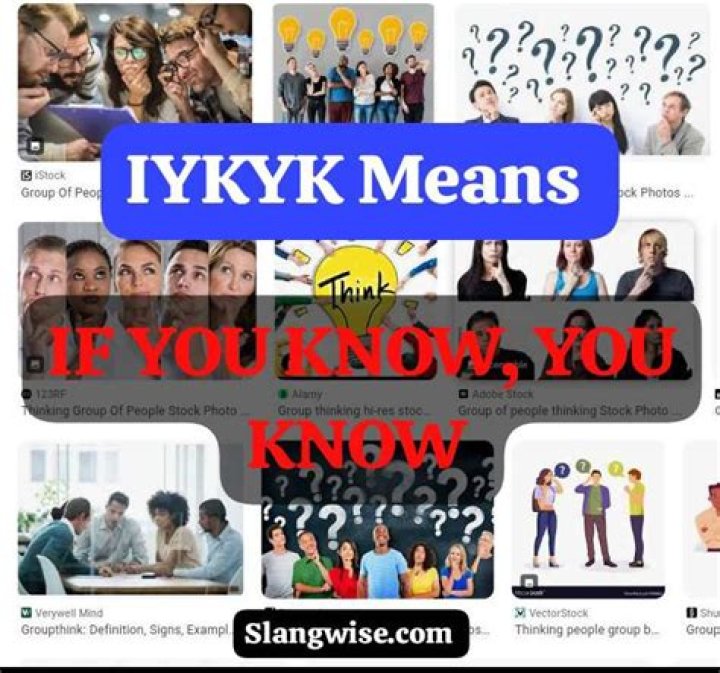 What does Iykyk mean?