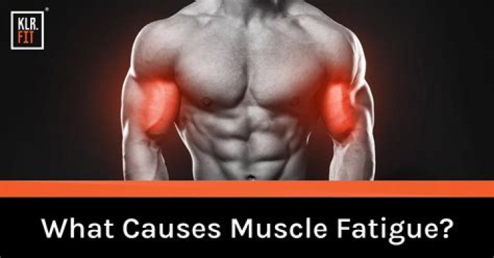 What does muscle fatigue feel like?