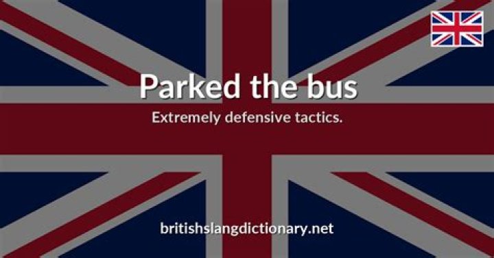 What does parked the bus mean?