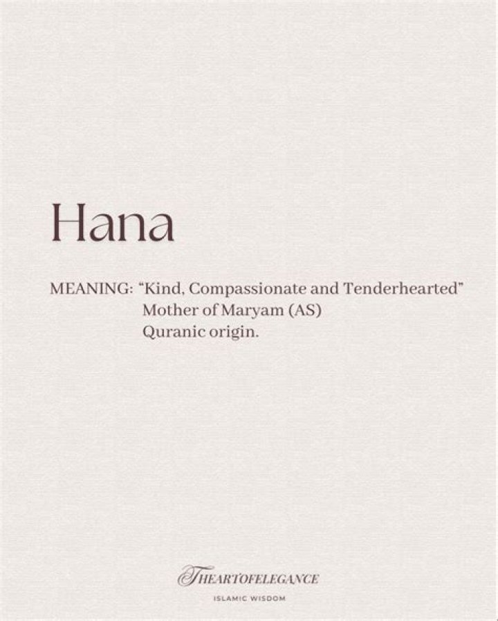 What does POW Hana mean?
