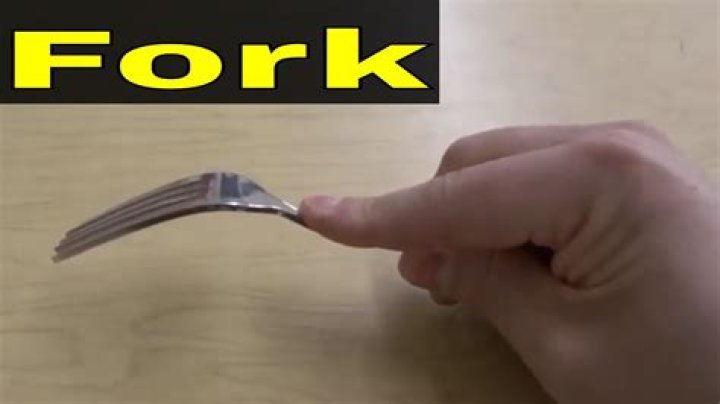 What does put a fork in it mean?
