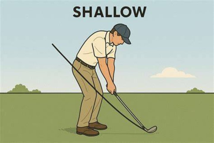 What does shallowing the club feel like?