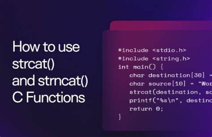 What does strncat return in C?