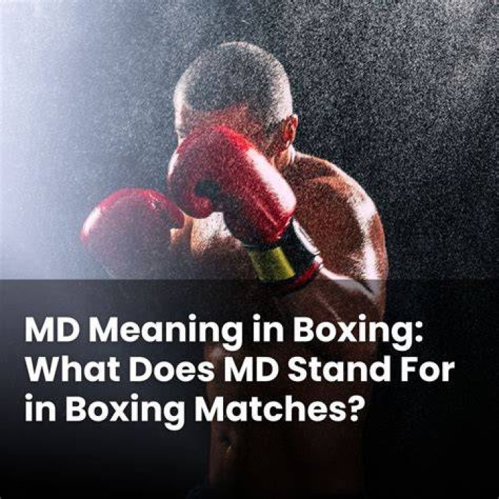 What does TD stand for in boxing?