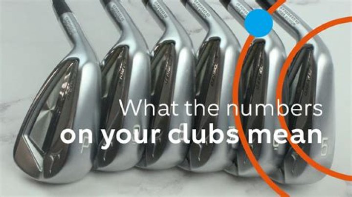 What does the number above the trophy mean in golf?