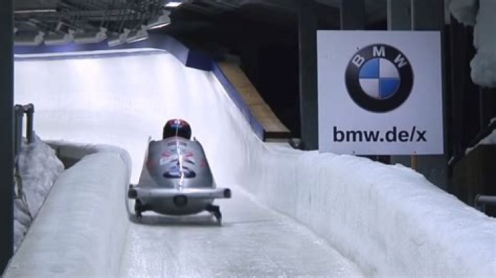 What does the second person in bobsled do?