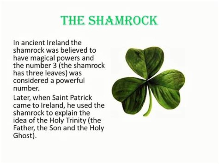 What does the shamrock symbolize?