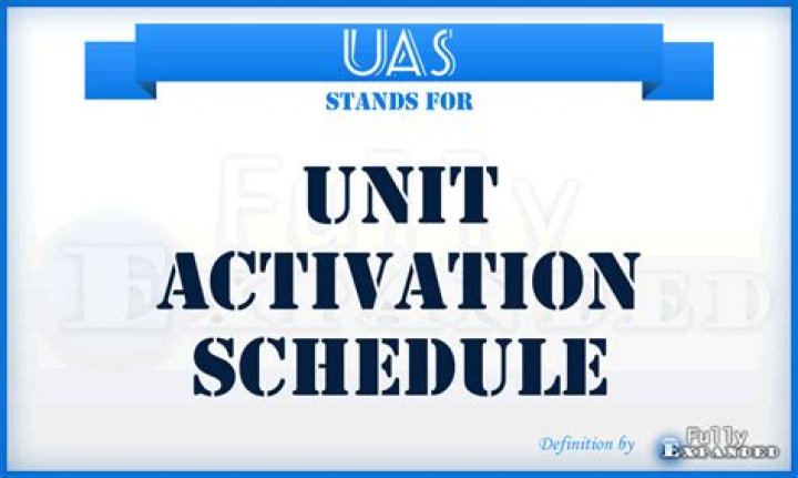 What does UAS stand for?
