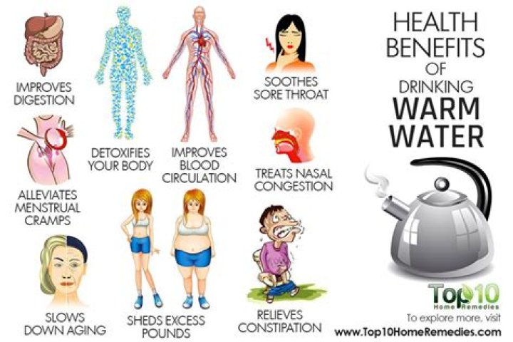 What does warm water and lime do to the body?