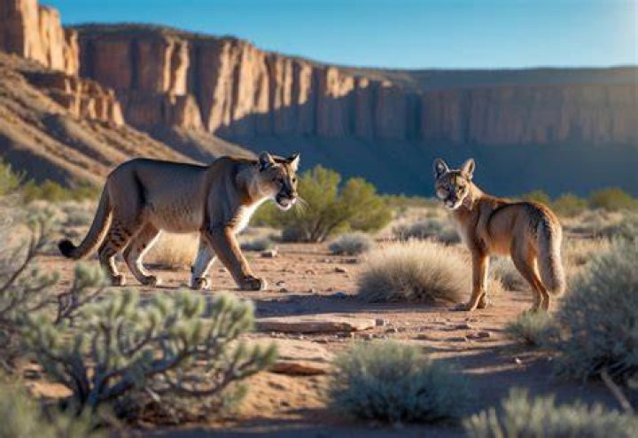 What eats a coyote in the desert?