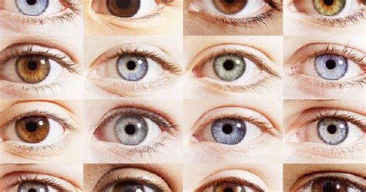 What eye color is most common with blonde hair?