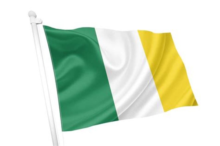 What flag is yellow and green?