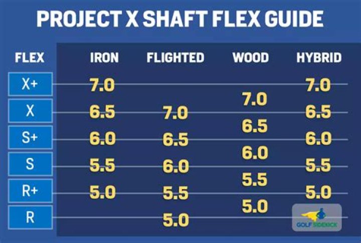 What flex are X100 shafts?