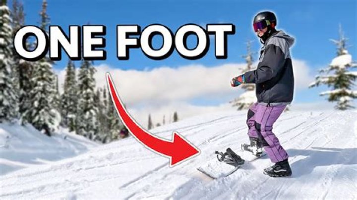 What foot goes first when snowboarding?