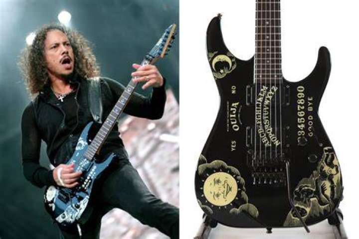What guitar does Kirk Hammett play?