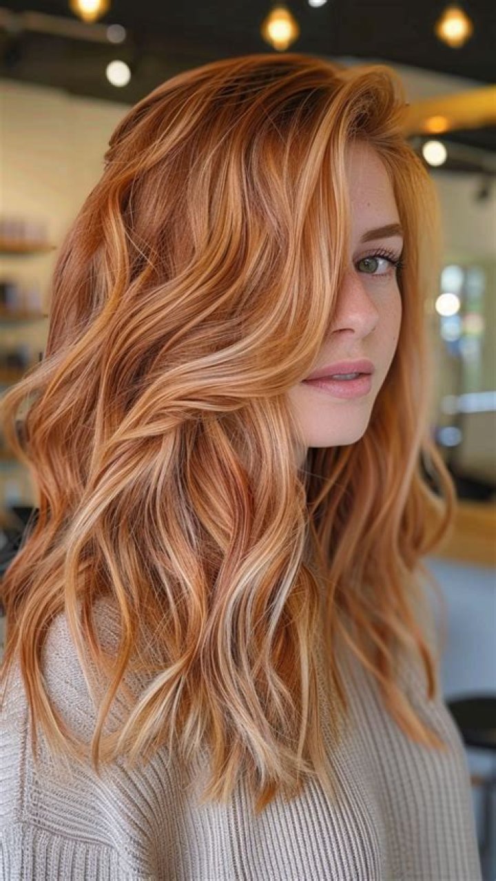 What hair color is strawberry blonde?