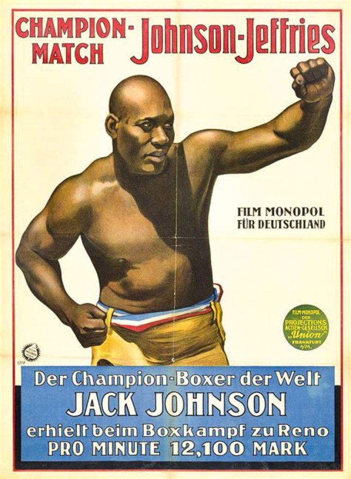 What happened to the boxer Jack Johnson?