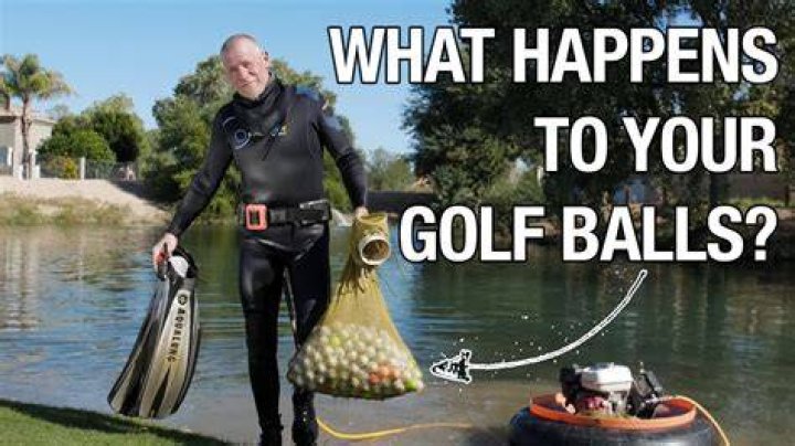 What happens if golf ball goes into water?