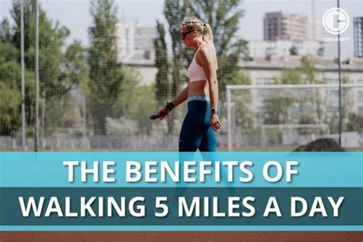 What happens if I walk 5 miles a day?